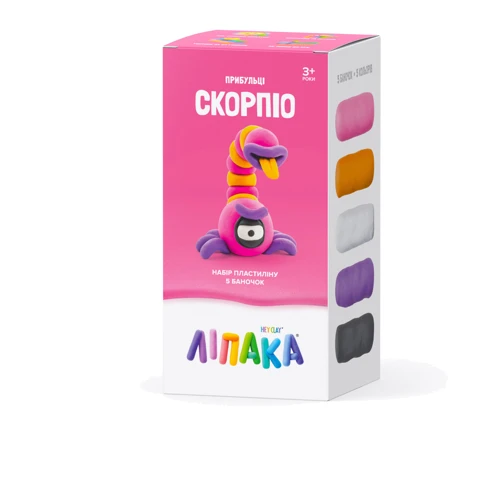 Набор интерактивного пластилина с приложением Ліпака Скорпио