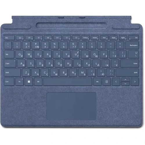 Аксесуар для планшетних ПК Microsoft Surface Pro 9 / Pro 8 / Pro X Signature Keyboard with Slim Pen 2 Blue (8X8-00095): Колір синий