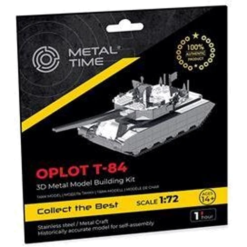 Колекційна модель-конструктор Metal Time Oplot T-84 ОПЛОТ український танк (MT058) фото 6