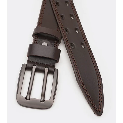 Мужской ремень Borsa Leather коричневый (V1FX28-brown): Пол Мужской