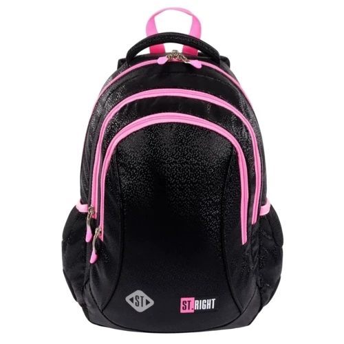 Рюкзак школьный St.Right Black Glitter (665349)