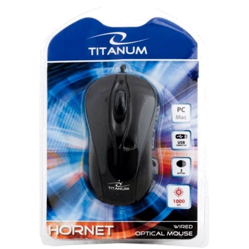 Мышь Esperanza Titanum TM103K Black: Длина кабеля 1,2 м