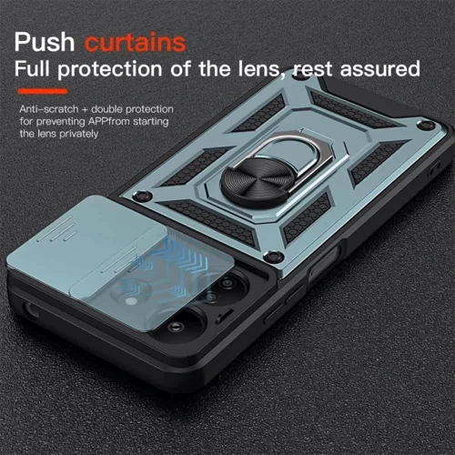 Аксессуар для смартфона Mobile Case Camshield Serge Ring Green for Xiaomi Redmi 13C / Poco C65: Совместимость Xiaomi Redmi 13C / Poco C65