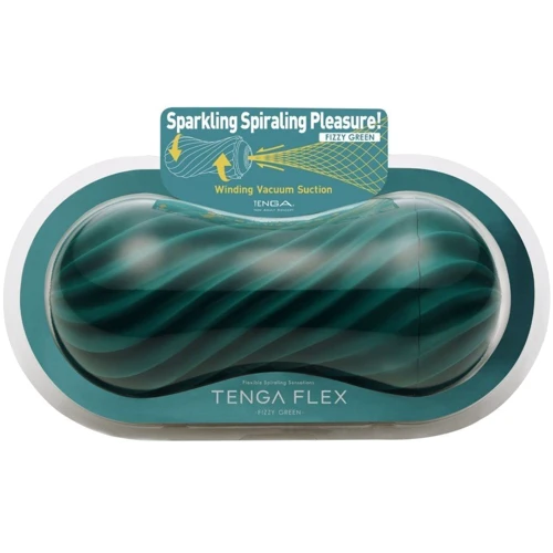 Мастурбатор Tenga Flex Fixxy Green