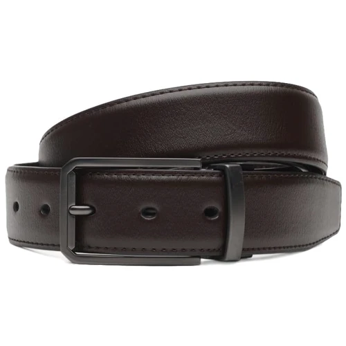 Чоловічий ремінь Borsa Leather коричневий (C135-4086-3)