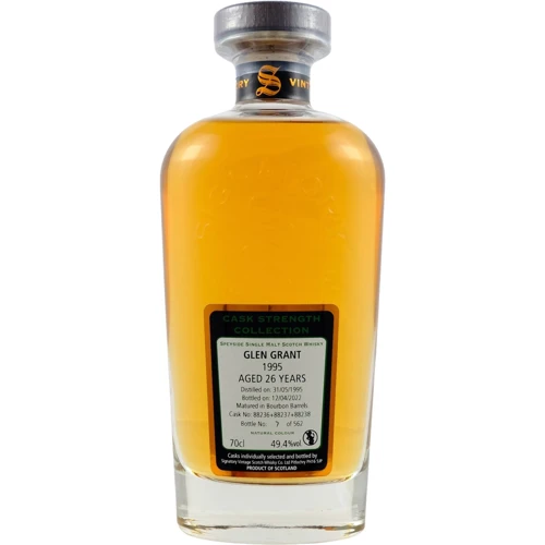 Виски Signatory Glen Grant Cask Strength 26 yo 1995 0.7 л (BWW7178)