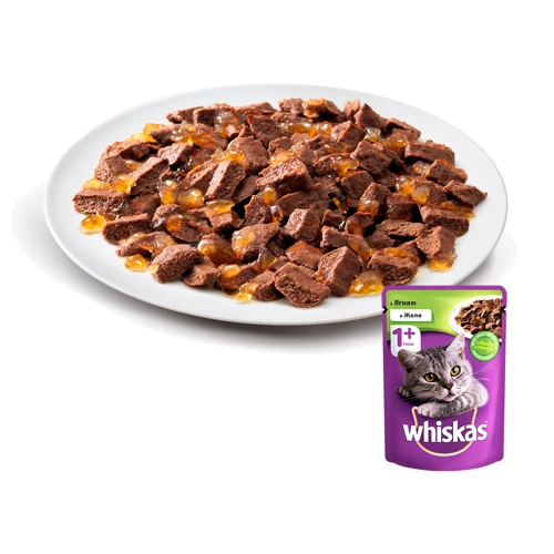 Влажный корм для котов Whiskas с ягненком в желе 100г (4770608253073): Возраст Молодые
