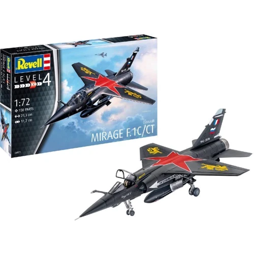 Збірна модель Revell Багатоцільовий винищувач Дассо Міраж F1 рівень 4 масштаб 1:72 (RVL-04971) фото 5