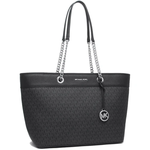 Жіноча сумка тоут Michael Kors чорна (193599230993)