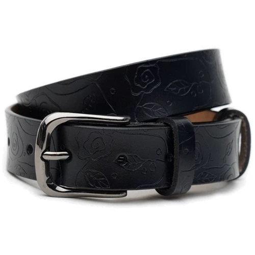 Женский ремень Borsa Leather черный (CV1ZK-045-black)