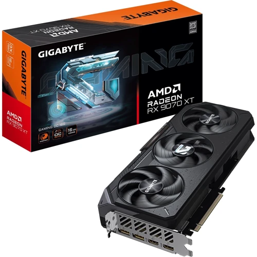 Видеокарта GIGABYTE AORUS Radeon RX 9070 XT GAMING OC 16G (GV-R9070XTGAMING OC-16GD)