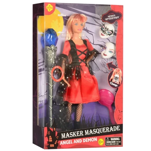 Кукла Masker Masquerade DEFA Lucy 8395-BF с волшебной палочкой (Красный)
