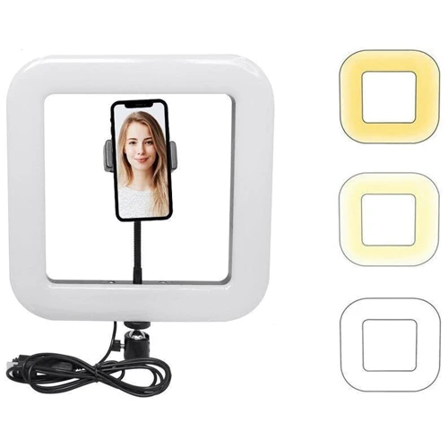 Кольцевая лампа D35 35см с держателем, без подставки Черный