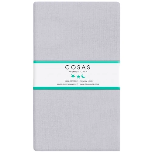 Набор простыней Cosas Grey / ZigZag Blue Grey на резинке 2 шт. 120x60 см (SetSheet_Grey_ZigBlueGrey_120x60)