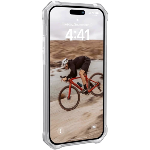 Чохол для iPhone Urban Armor Gear UAG Essential Armor Magsafe Frosted Ice (114088110243) для iPhone 14 Pro Max: Матеріали поликарбонат и полиуретан