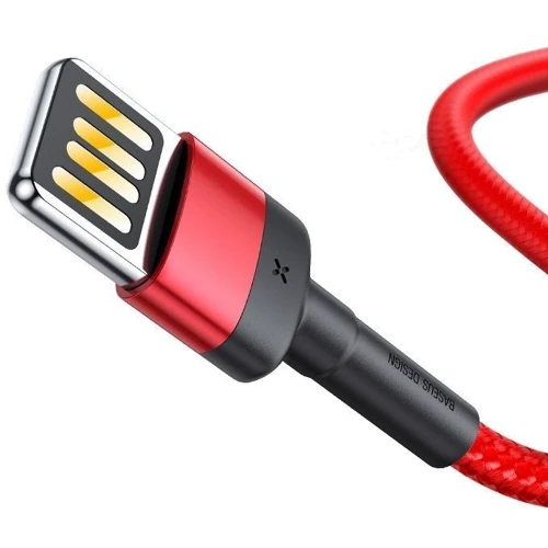 Кабель Baseus USB Cable to Lightning Cafule Special Edition 2.4A 1m Red (CALKLF-G09): Тип USB Cable - Lightning