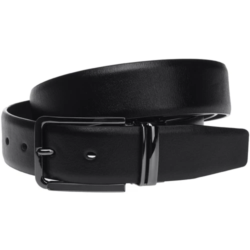 Чоловічий ремінь Borsa Leather чорний (v1n067-4)