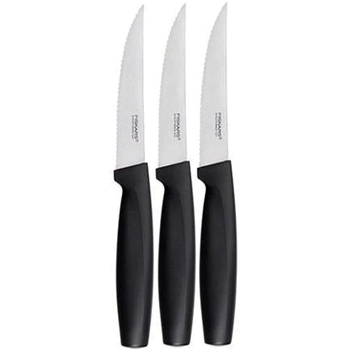 Набір кухонних ножів Fiskars Functional Form з зубчастим лезом 3 шт. (1014280)