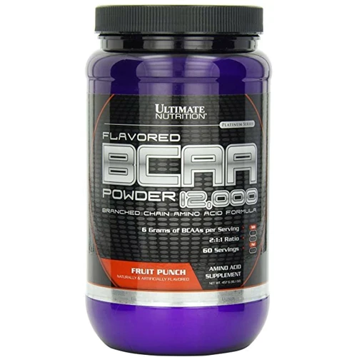 Аминокислота для спорта Ultimate Nutrition Flavored BCAA 12,000 Powder 228 g /30 servings/ Fruit Punch