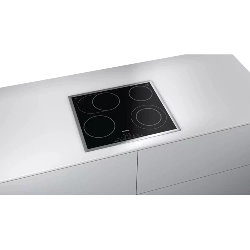 Варочная поверхность электрическая Bosch PKN645FP1E: Расположение панели спереди