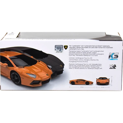 Автомобіль KS Drive на Lamborghini Aventador LP 700-4 (1:24, 2.4Ghz, чорний): Клас Гоночный