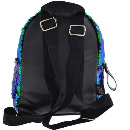 Рюкзак молодіжний з паєтками YES GS-02 "Green Sequins" (557653): Корпус рюкзака м'який