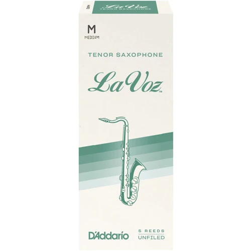 Тростини D'addario La Voz - Tenor Sax Medium - 5 Pack: Виробник D'addario