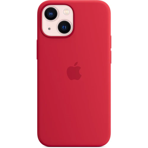 Чехол для iPhone Apple Silicone Case with MagSafe (PRODUCT) Red (MM233) for iPhone 13 mini: Тип чехла накладка на заднюю часть