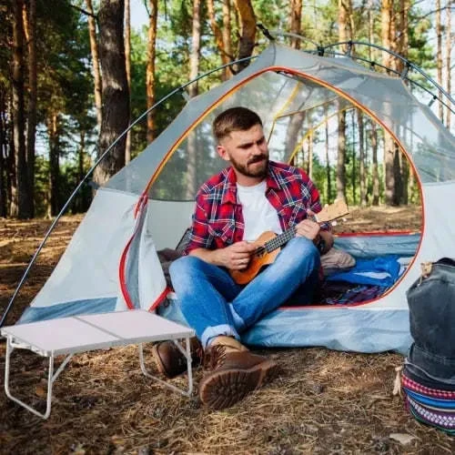 Стол Chomik Garden Line HOLMEN 60x40x26.5 см складной белый (5900779863217)