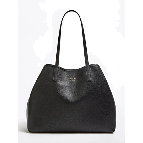 Жіноча сумка шоппер Guess Vikky Large Tote чорна (HWVG6995240-BLA)