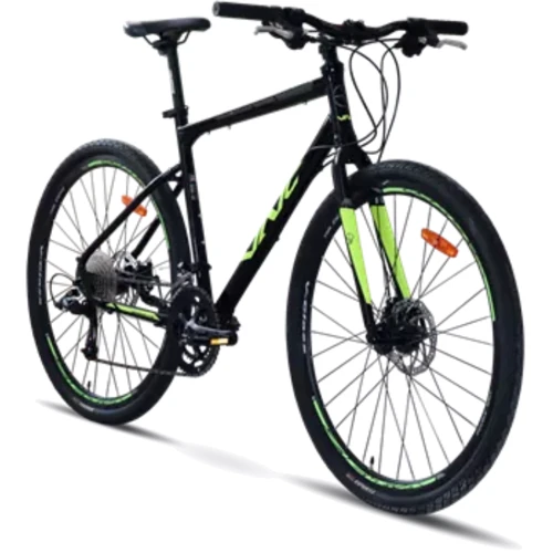 Велосипед VNC 2023' 28" SweepRacer A4 V52A4-2849-BG 19.5"/49см (2060) black (shiny)/green (matt)