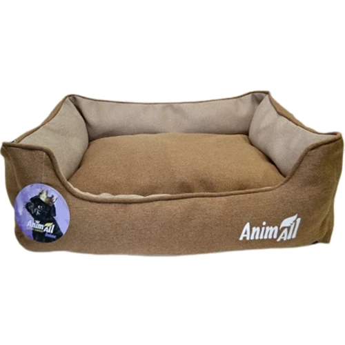 Лежанка AnimAll Gama L Gold Brown для собак и кошек 65x51x18 см (АТ 8473)