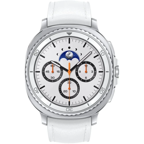 Смарт-годинник Samsung Galaxy Watch 8 Classic 46mm LTE White (SM-L505FZWA): Дисплей 1.34" Super AMOLED (438х438) / 327 ppi