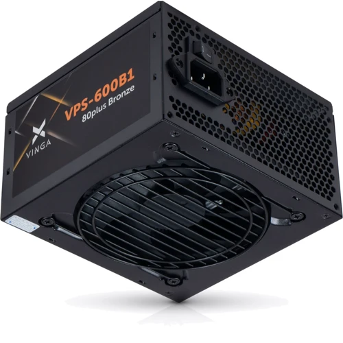 Блок живлення Vinga 600W (VPS-600B1): Вентилятор нижньої стінки 120 мм