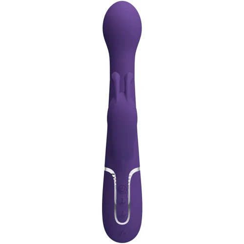 Вибратор с ротацией и толчками LYBAILE Pretty Love Dejon Dark Purple (BW-500014-2)