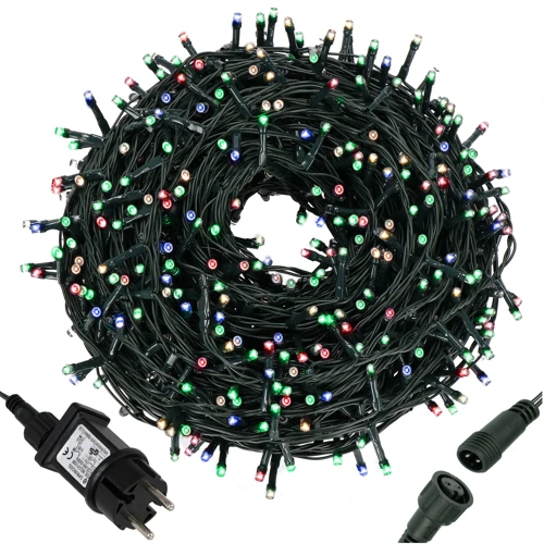Гирлянда Springos уличная 25 м 500 LED разноцветная (CL0522) фото 7