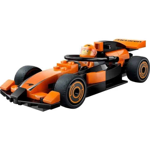 Конструктор LEGO City Пилот F1 с автомобилем для гонки команды McLaren 86 деталей (60442): Серия City