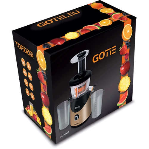 Соковыжималка Gotie GSJ-400R: Материал корпуса пластик