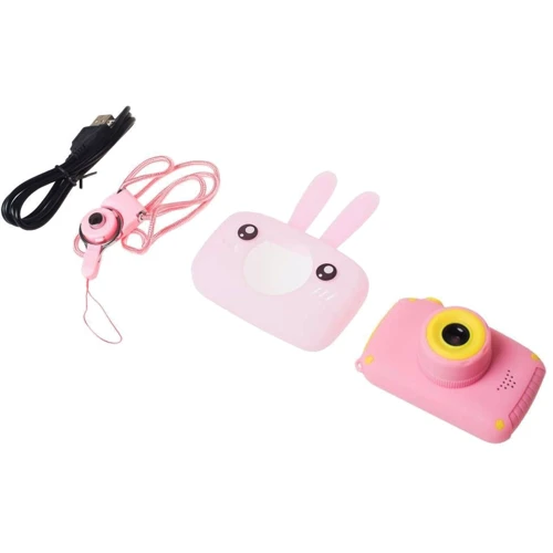 Детская фотокамера Baby Photo Camera Rabbit Голубой фото 6