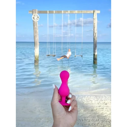 Тренажёр интимных мышц Gvibe Gballs 3 App Petal Rose, 8х3 см