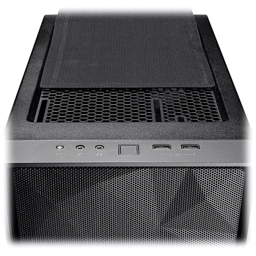 Корпус Fractal Design Meshify C TG (FD-CA-MESH-C-BKO-TGL): Матеріал передній панелі сталь