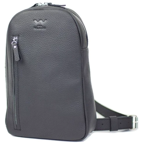 Чоловіча сумка-слінг The Wings чорна (TW-Chest-bag-black-flo)