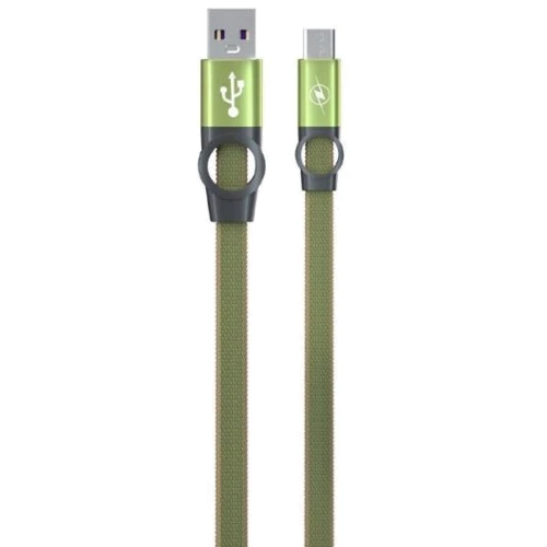 Кабель Gelius USB Cable to microUSB Pro Flexible Pine Green (GP-UC07m)