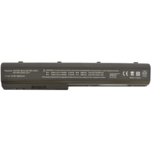 Батарея для ноутбука HP Compaq HSTNN-C50C DV7 10.8V Black 5200mAh OEM (3146)