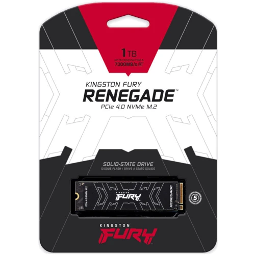Kingston FURY Renegade 1 TB (SFYRS/1000G): Объем 1 ТБ