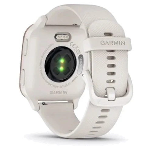 Смарт-часы Garmin Venu SQ 2 Music Peach Gold Aluminium Bezel with Ivory Case and Silicone Band (010-02700-11): Сенсорный экран есть