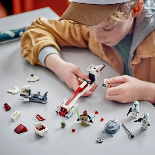 Конструктор LEGO Star Wars Побег на спидере BARC 221 деталь (75378) фото 5