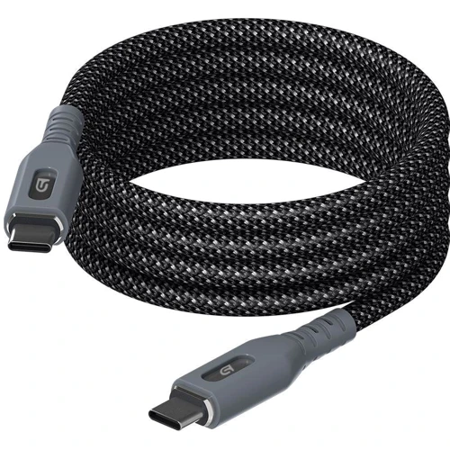 Кабель ArmorStandart Cable USB-C to USB-C AR18 Magnetic 60W 1m Black (ARM75513): Довжина 1 м