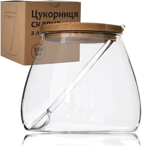 Цукорниця S&T з ложкою 580 мл (32242)