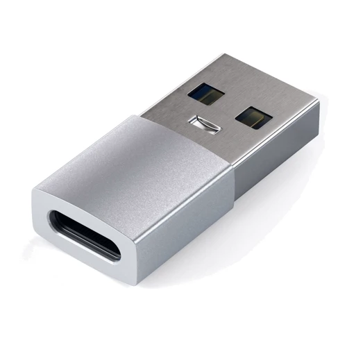 Адаптер Satechi Adapter USB to USB-C Silver (ST-TAUCS)